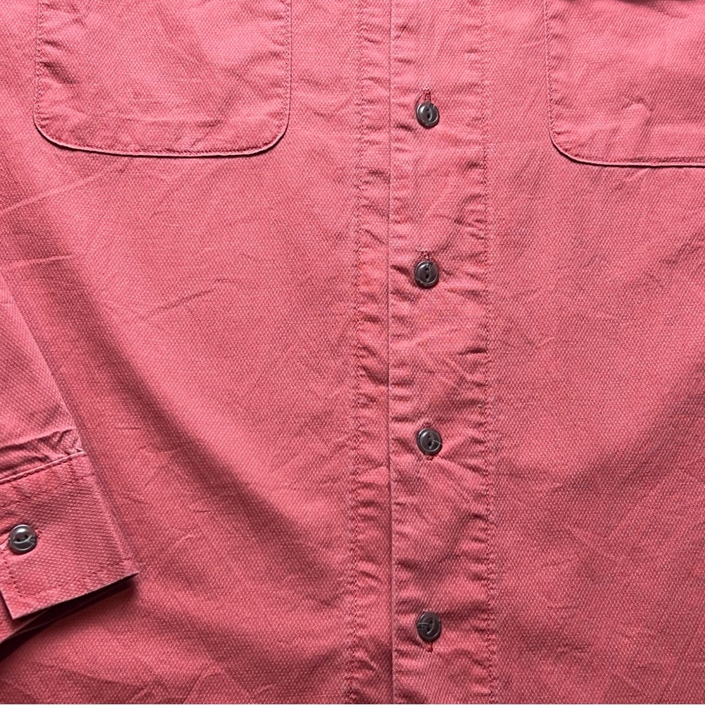 🌟5/$20🌟 Lands End Large mens shirt faded style burnt orange - Picture 5 of 9